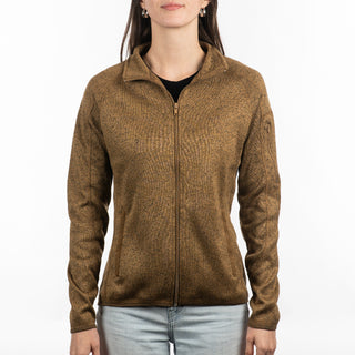 Burnside Ladies Long Sleeve Sweater Knit Jacket - B5901