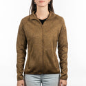 Burnside Ladies Long Sleeve Sweater Knit Jacket - B5901