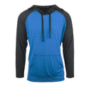 YARN DYED LONG SLEEVE KNIT HOODIE - B 8127A