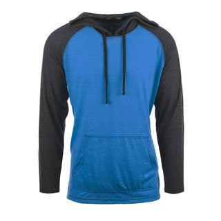 YARN DYED LONG SLEEVE KNIT HOODIE - B 8127A