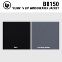 THE BURN 1/4 ZIP WINDBREAKER - B8150