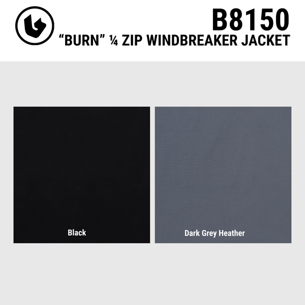 THE BURN 1/4 ZIP WINDBREAKER - B8150