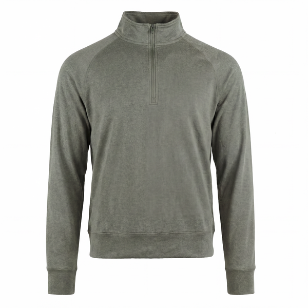 SOFT JERSEY QUARTER ZIP - B8167