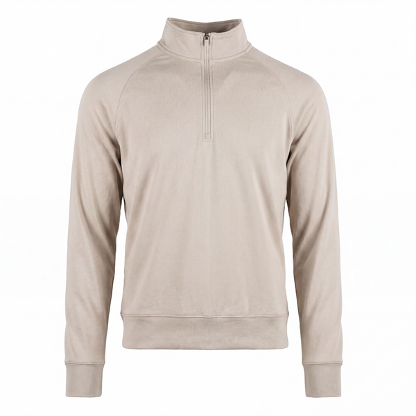 SOFT JERSEY QUARTER ZIP - B8167