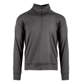 Buy heather-charcoal SOFT JERSEY QUARTER ZIP - B8167
