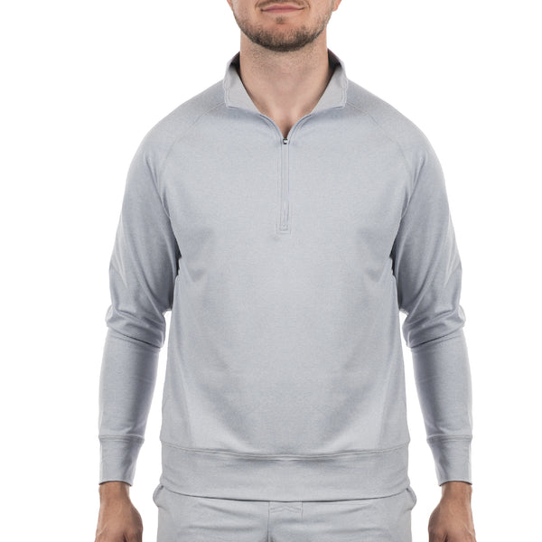 SOFT JERSEY QUARTER ZIP - B 8167
