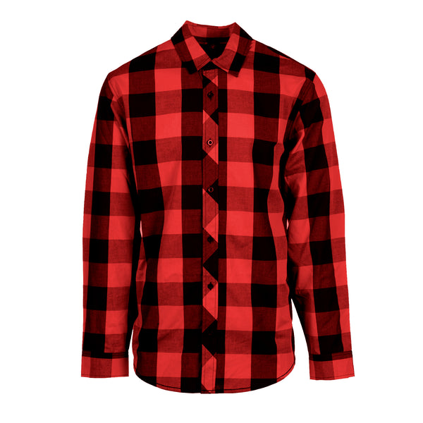 BUFFALO PLAID Y/D LONG SLEEVE SHIRT - B 8203
