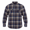 MENS L/S Y/D PLAID FLANNEL SHIRT - B8210