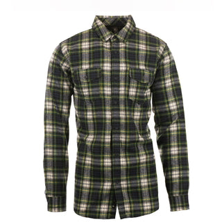 Buy navy-green Burnside Legendary Flannel - B8210