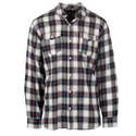 MENS L/S Y/D PLAID FLANNEL SHIRT - B8210