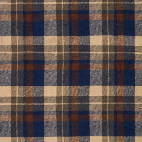 MENS L/S Y/D PLAID FLANNEL SHIRT - B 8210