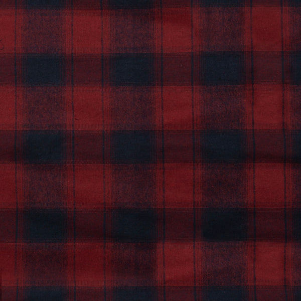 MENS L/S Y/D PLAID FLANNEL SHIRT - B 8210