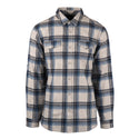 MENS L/S Y/D PLAID FLANNEL SHIRT - B 8210
