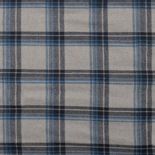 MENS L/S Y/D PLAID FLANNEL SHIRT - B 8210