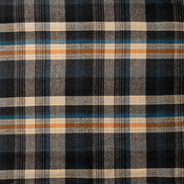 MENS L/S Y/D PLAID FLANNEL SHIRT - B 8210