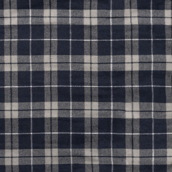 MENS L/S Y/D PLAID FLANNEL SHIRT - B 8210