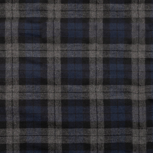 MENS L/S Y/D PLAID FLANNEL SHIRT - B 8210
