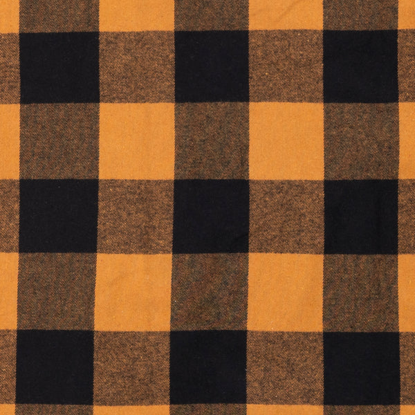 MENS L/S Y/D PLAID FLANNEL SHIRT - B 8210