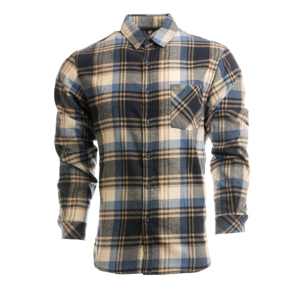 Burnside Traditional "One Pocket" Flannel - B8212