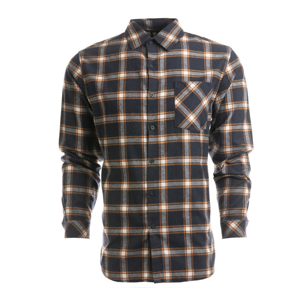 Burnside Traditional "One Pocket" Flannel - B8212