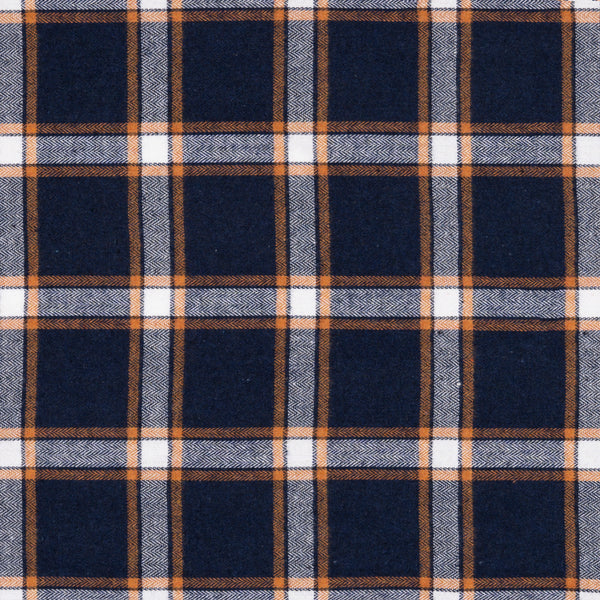 MENSS L/S Y/D PLAID FLANNEL SHIRT - B 8212