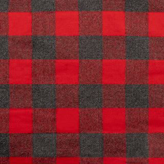 Buy red-h-black MENSS L/S Y/D PLAID FLANNEL SHIRT - B 8212