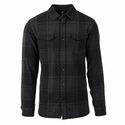 MENS L/S YD PLAID FLANNEL SNAP SHIRT - B8219