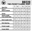 MENS FLANNEL SHIRT - B8220