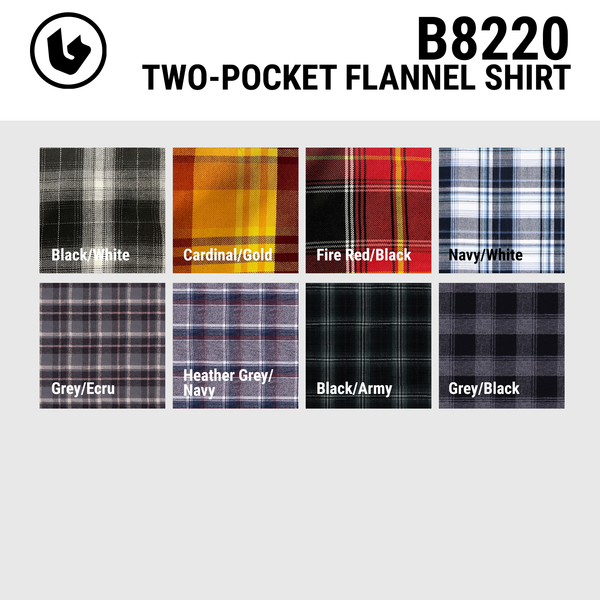 MENS FLANNEL SHIRT - B8220