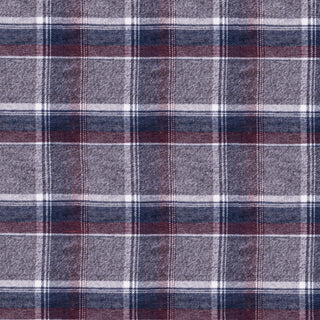 Buy heather-grey-navy MENS FLANNEL SHIRT - B 8220