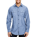 Burnside Mens Long Sleeve All Day Chambray - B8255