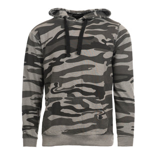 Buy grey-camo Burnside French Terry Pullover Hoodie - B8605