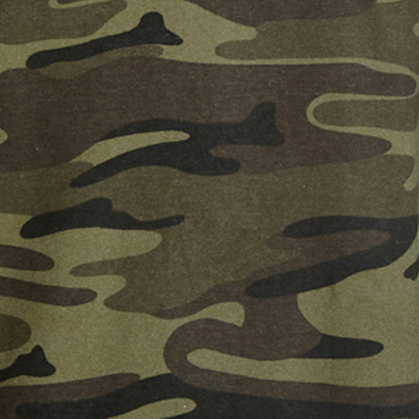 BURNSIDE MENS ENZYME WASHED FRENCH TERRY CAMO PRINT PULLOVER HOODIE - B 8605