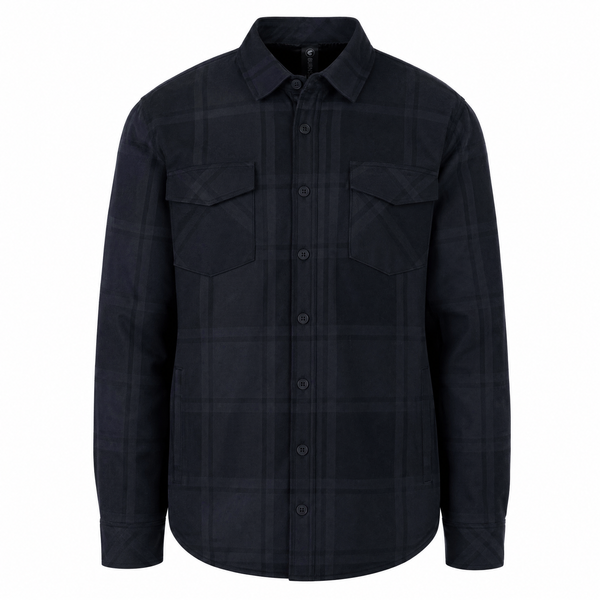 MENS FLANNEL JACKET WITH POLY LINING - B8610
