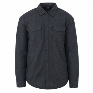Buy charcoal MENS FLANNEL JACKET WITH POLY LINING - B8610