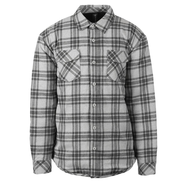 MENS FLANNEL JACKET WITH POLY LINING - B8610