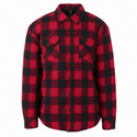 MENS FLANNEL JACKET WITH POLY LINING - B8610