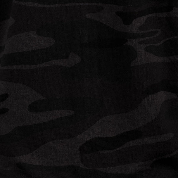 BURNSIDE MENS ENZYME WASHED FRENCH TERRY CAMO PRINT FULL ZIP HOODIE 240 GSM - B 8615
