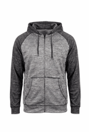 BURNSIDE FULL ZIP PERFORMANCE RAGLAN HOODIE - B8660
