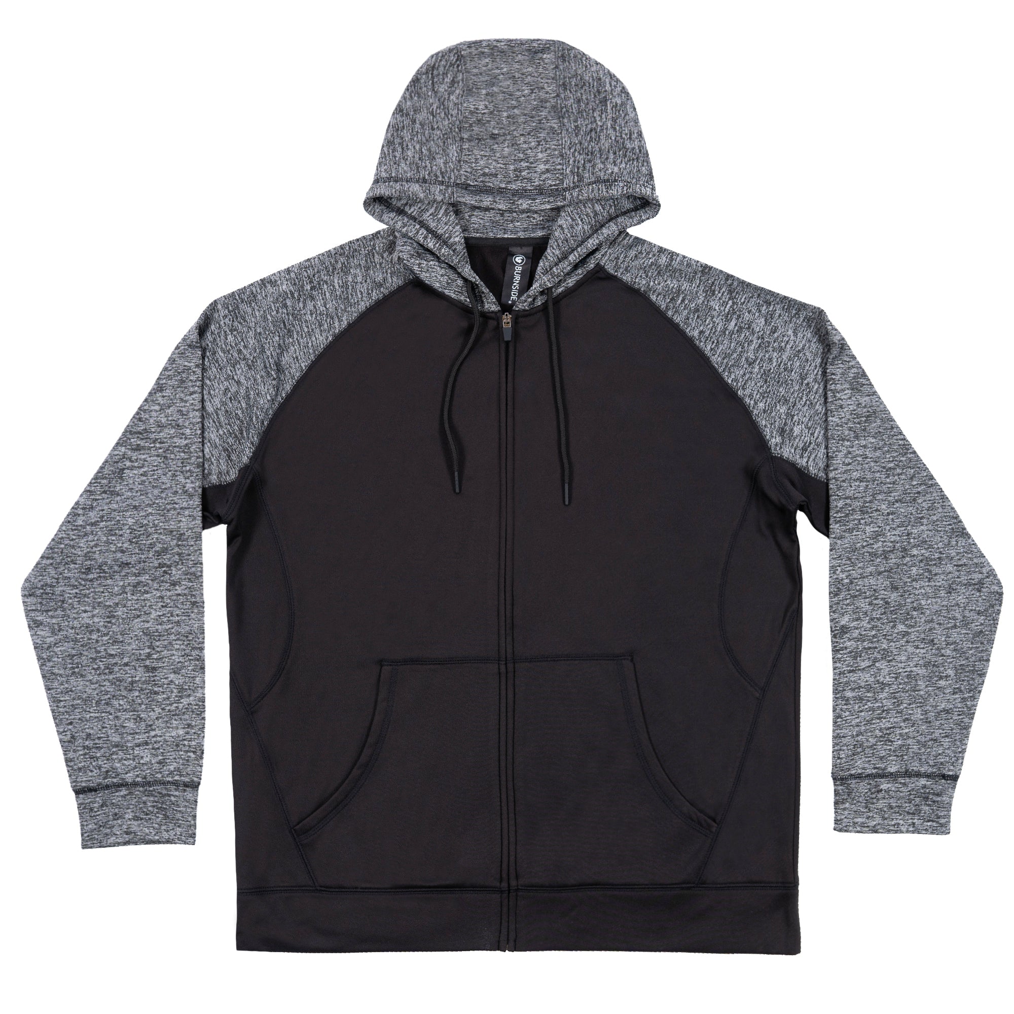 Burnside Performance Tech Fleece Zip Hoodie - B8660 | Burnside Sierra ...