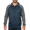 BURNSIDE FULL ZIP PERFORMANCE RAGLAN HOODIE 210 GSM - B 8660