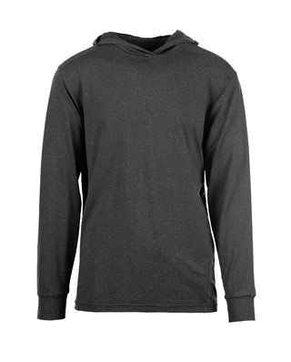 Buy heather-charcoal SOFT JERSEY HOODIE - B8667