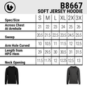 SOFT JERSEY HOODIE - B8667