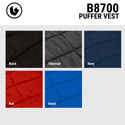 PUFFER VEST - B8700