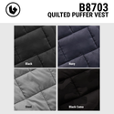 BURNSIDE QUILTED PUFFER VEST - B8703
