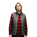 FLANNEL LINED PUFFER VEST - B8710