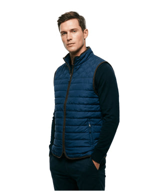 FLANNEL LINED PUFFER VEST - B8710