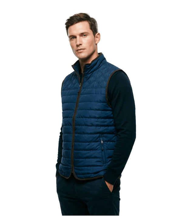 FLANNEL LINED PUFFER VEST - B8710