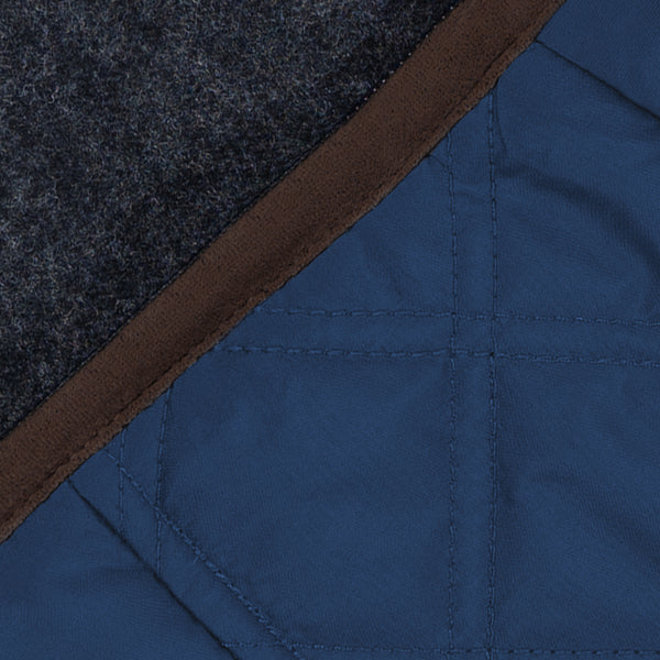 FLANNEL LINED PUFFER VEST - B8710