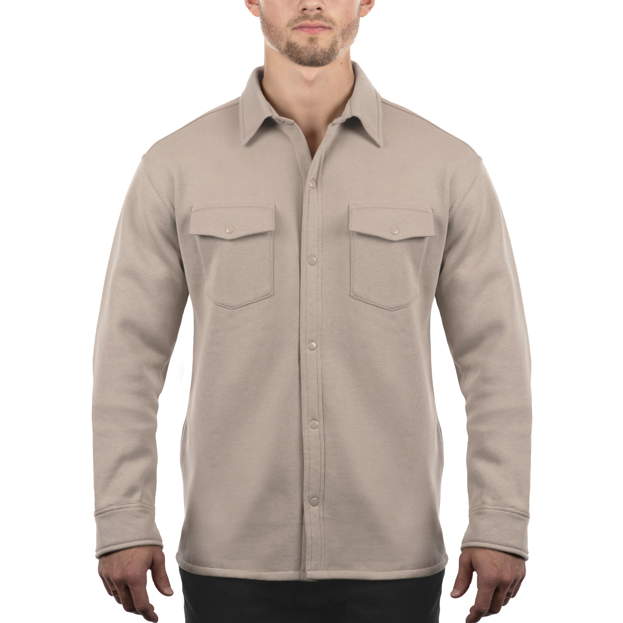 FLEECE SNAP JACKET - B8760 | Burnside Sierra Pacific Apparel